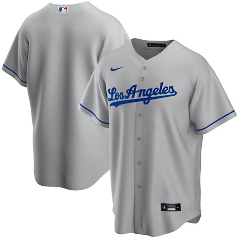 los angeles dodgers nike alternate replica team jersey - gray|Official Los Angeles Dodgers Jerseys, Dodgers Baseball Jerseys .